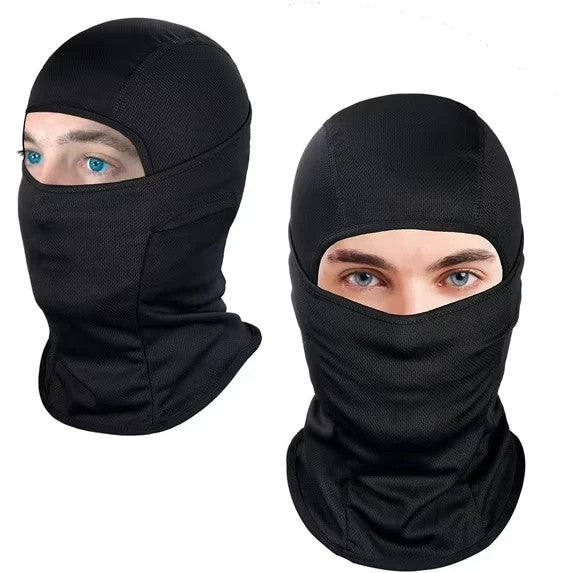 UV Protection Balaclava Face Mask for Ski Motorcycle Snowboarding - Unisex Black