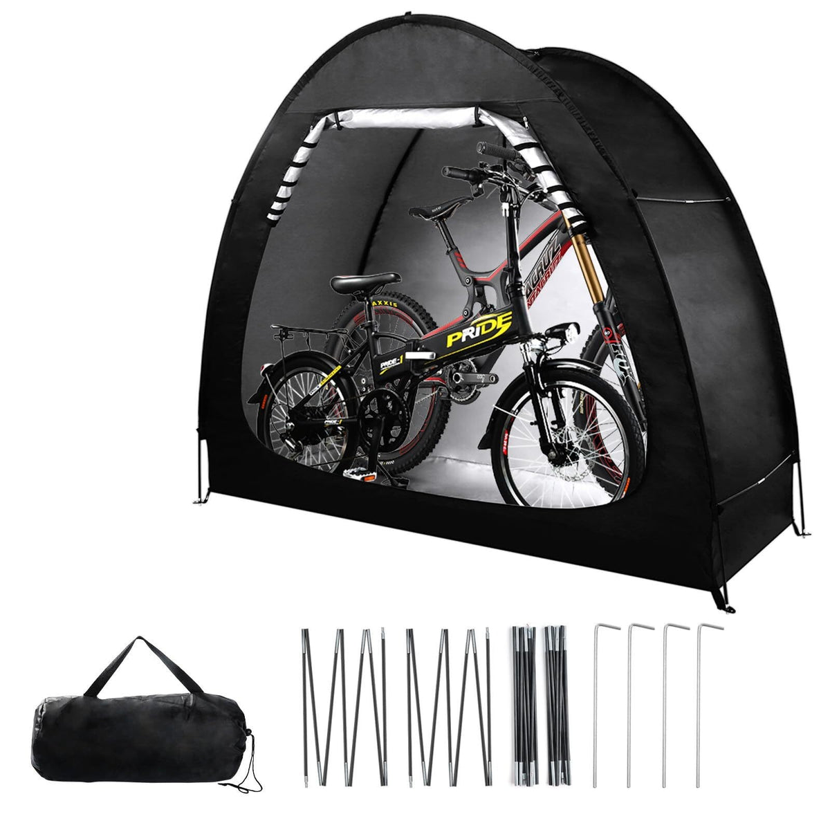 Waterproof Bike Tent for 2-4 Bicycles Outdoor Storage Shelter