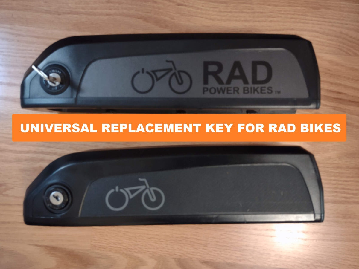 Universal Battery Key for Rad Power Bikes - RadRover RadMini RadWagon RadRunner 2018+