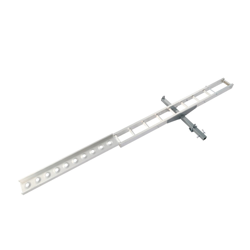 Aluminum Motorcycle Hitch Mount Carrier with Ramp 400lb Load Capacity