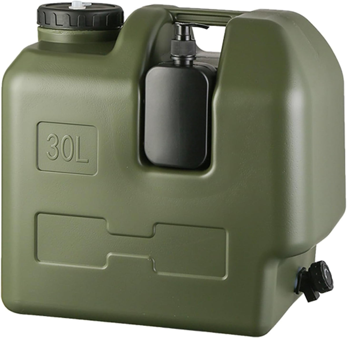 8 Gallon Water Container with Spigot - Portable Outdoor Water Storage Tank
