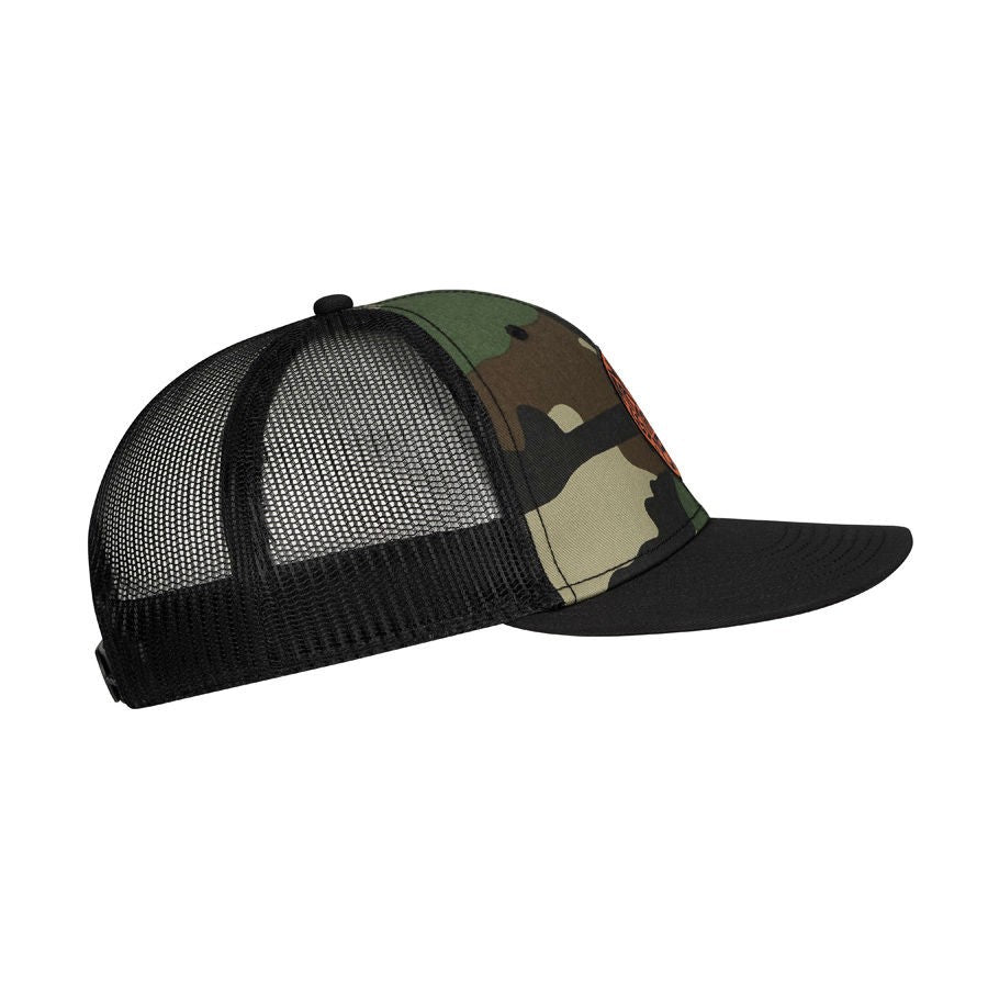 Golf Hat Trucker Cap Men Women Mesh Adjustable Sun Hat - Green/Camo