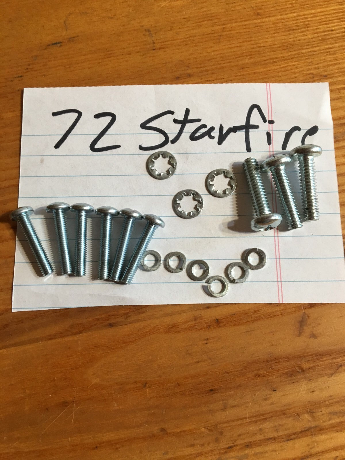 NOS Vintage Polaris Clutch Cover Bolt Kit for 72 Starfire - Original Hardware