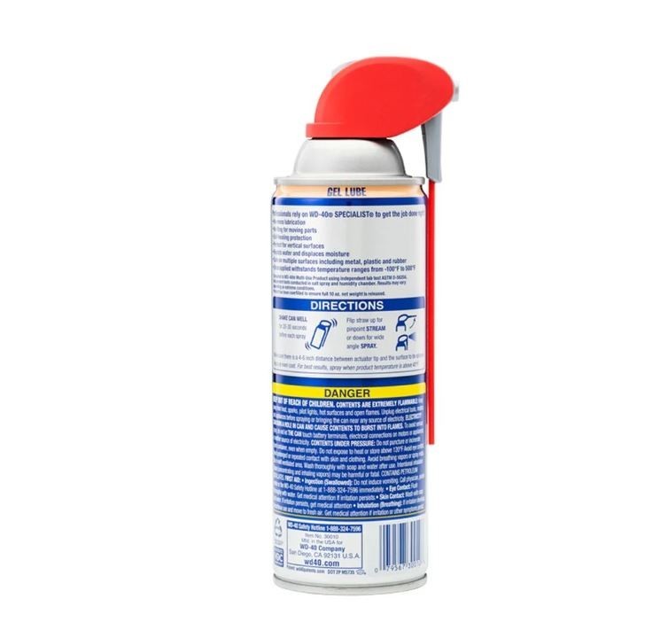 Gel Lubricant No-Drip Long-Lasting Water-Resistant 10 oz