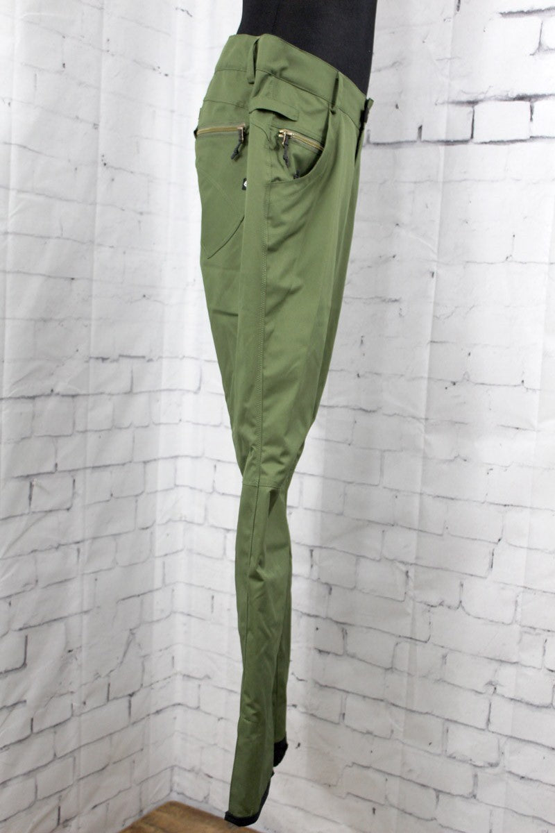686 Women's Crystal Shell Snowboard Pants - Surplus Green, Small