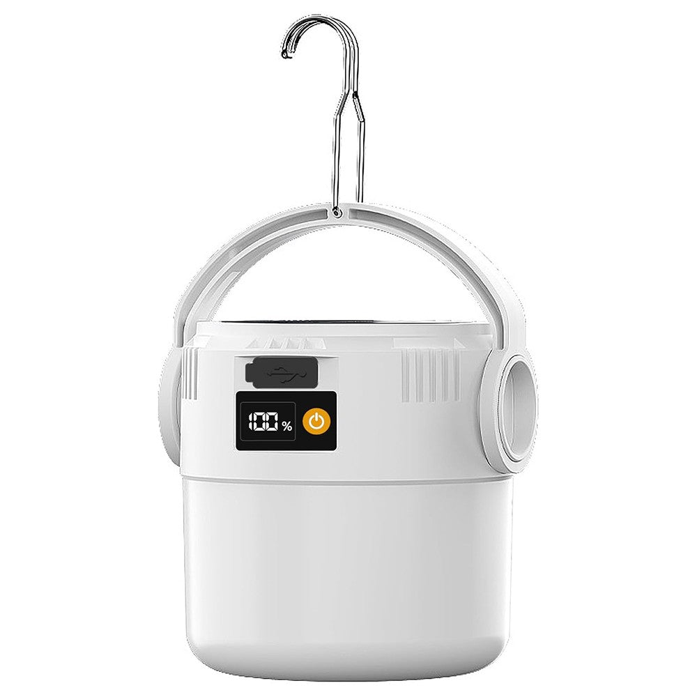 Rechargeable LED Camping Lantern with USB & Solar Power - Portable Outdoor Light