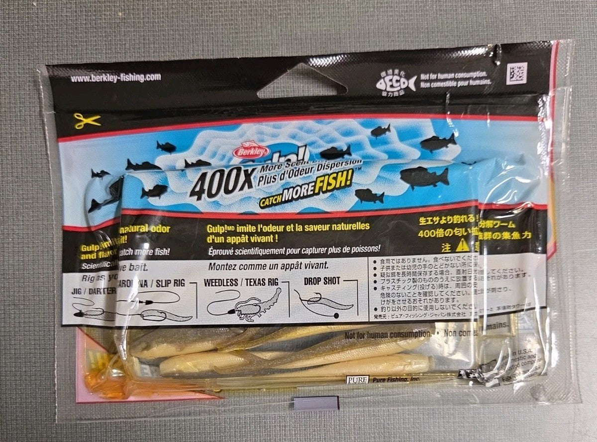 Sinking Minnow Bait Pack - 3 Inch Soft Plastic Fish Lures for Freshwater and Saltwater Fishing, 12 Pack