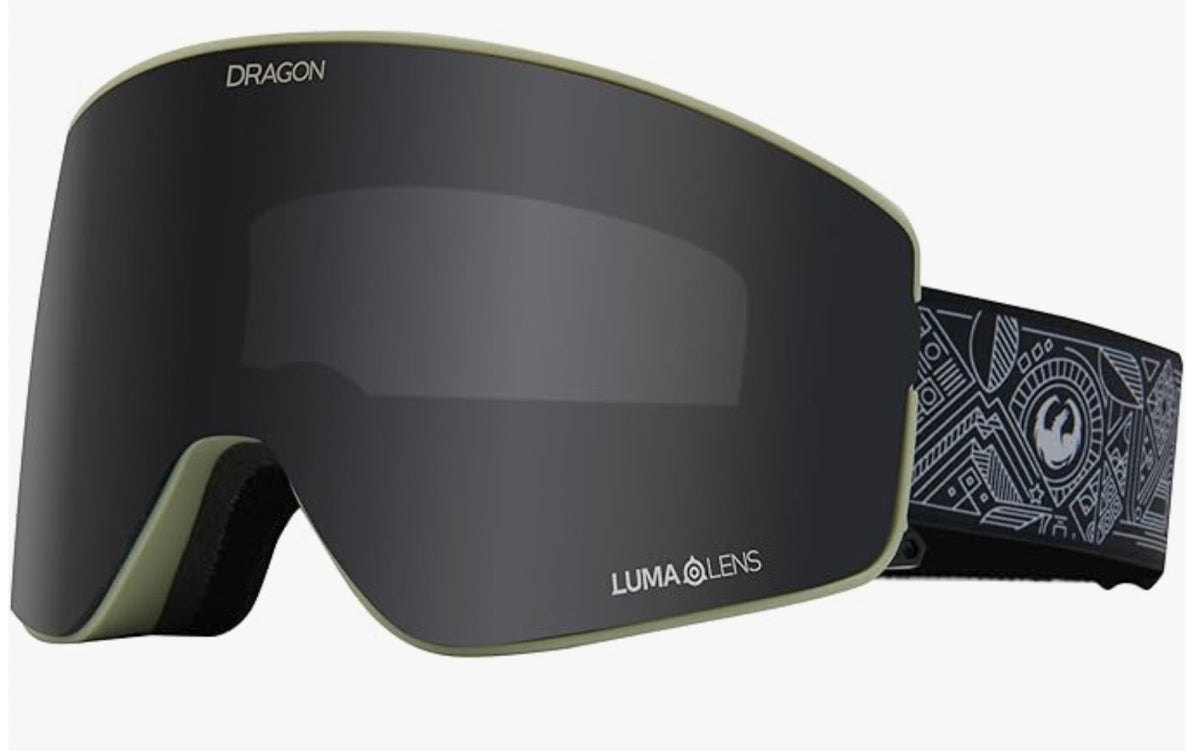 Snow Goggle for Winter Sports with Bonus Lens - Dragon PXV2 LB Gigi Ruf Signature LL Dark Smoke