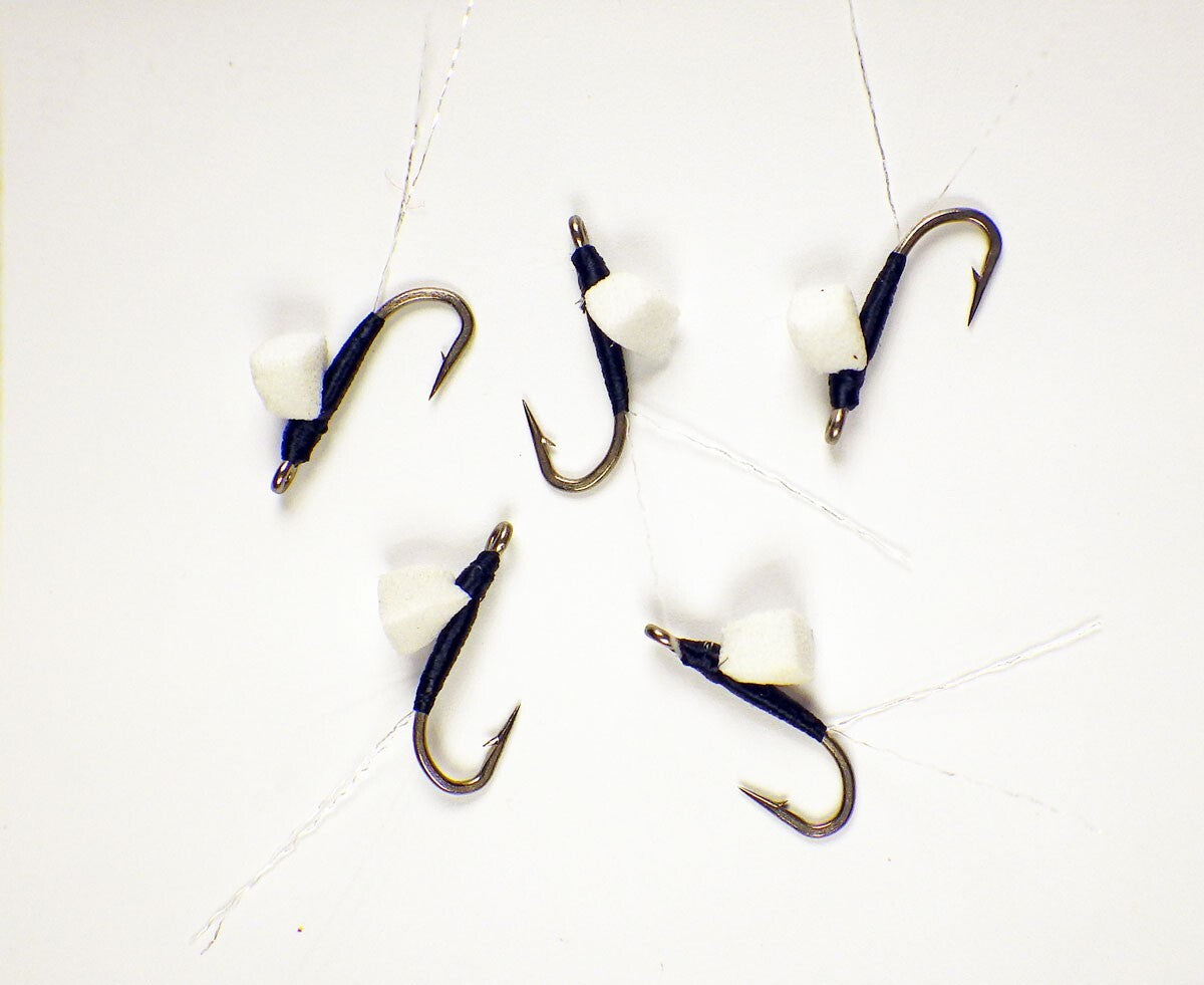 Fly Fishing Flies - Half Dozen Premium Foam Wing RS-2 Black #22