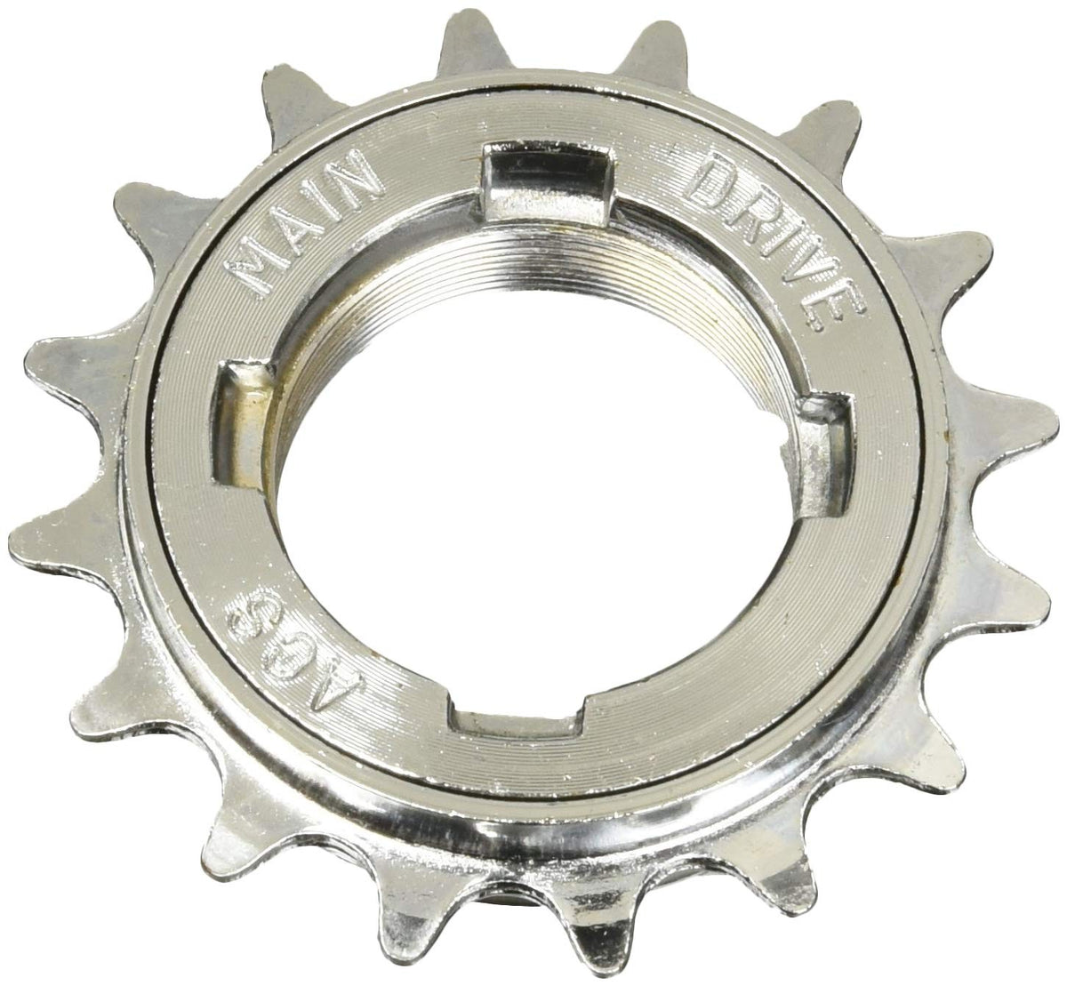 16T Single Speed Freewheel for BMX Bikes - Chrome Steel, 1/8-Inch Thread