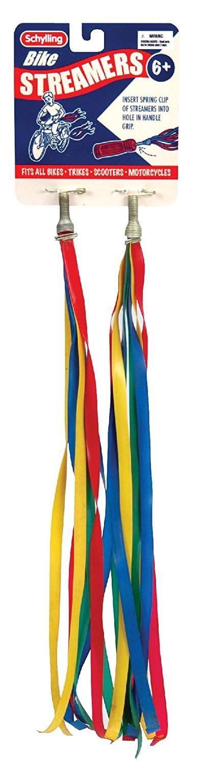 Rainbow Bicycle Handlebar Streamers - Bike Decor for Kids & Teens