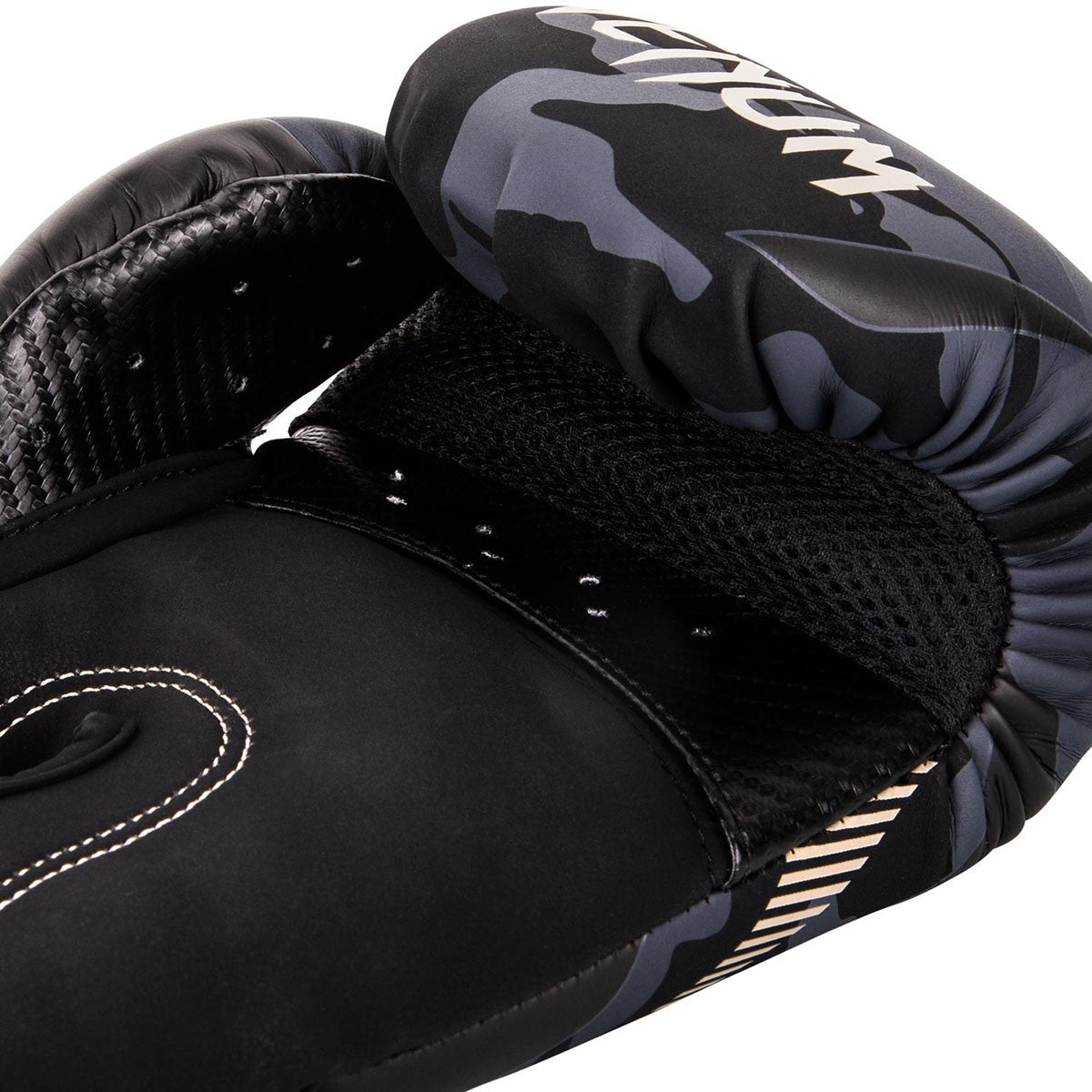 Impact Boxing Gloves with Hook and Loop Closure - Dark Camo/Sand