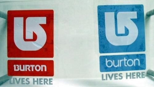 Snowboard Sticker Set - 2007 Burton Promo Flawless New Old Stock