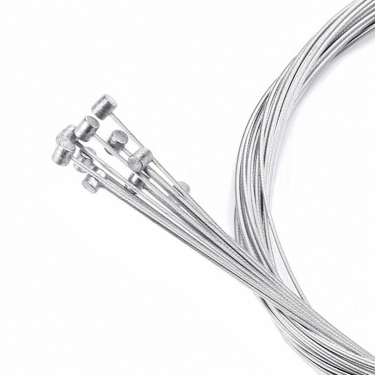 10pcs Bicycle Brake & Shift Cables Stainless Steel Inner Wire Kit