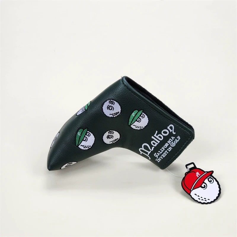 Golf Club Head Cover Set for Driver, Putter, Hybrid, Mallet - Multiple Styles