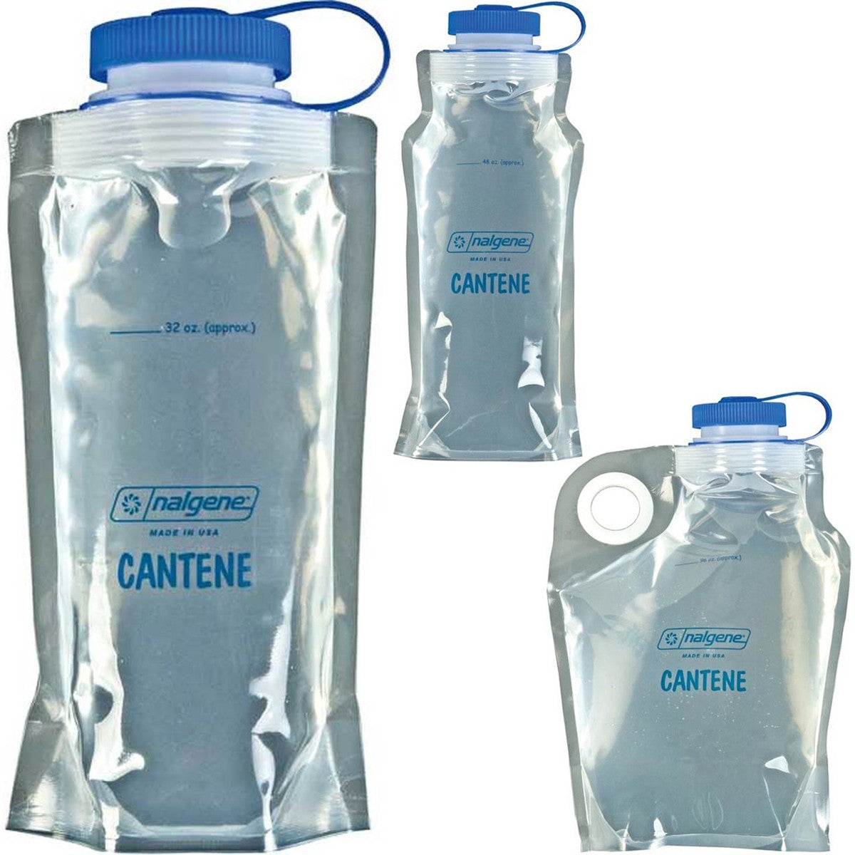 Wide Mouth Flexible Water Bottle - Reusable Hydration Container for Camping & Outdoors