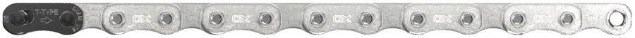 12-Speed Bicycle Chain - SRAM GX Eagle T-Type Flattop, 126 Links, Silver