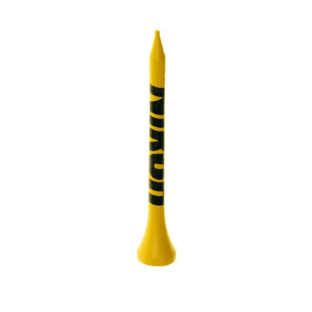 Golf Tees and Ball Marker Set - Hardwood Construction Bright Yellow