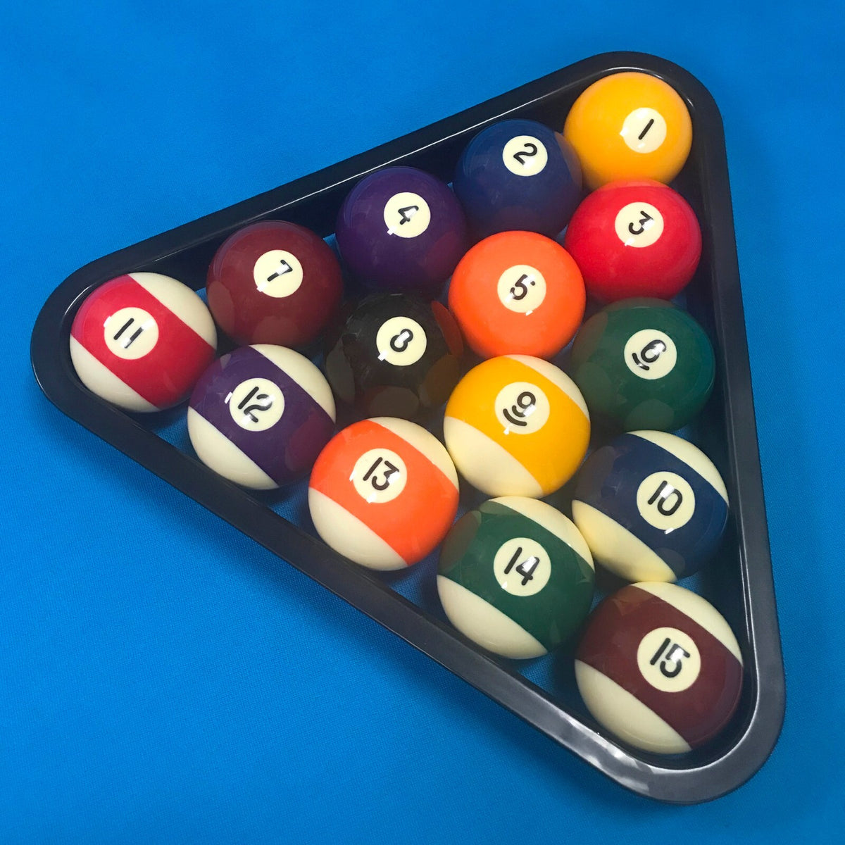 OKKO Billiard Pool Table Plastic 8 Ball Triangle Rack for 2 ¼" Balls
