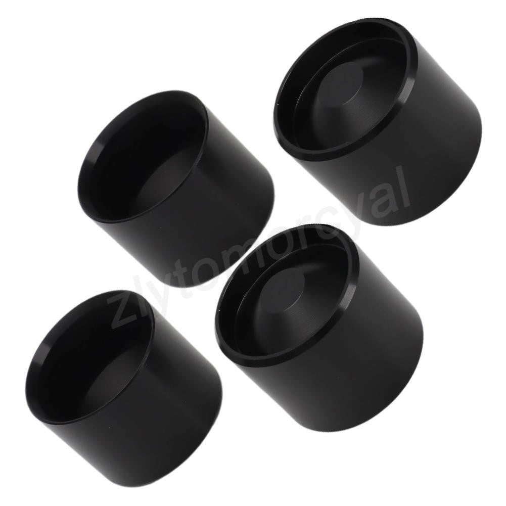 8-Pack Aluminum Storage Cups for Maglite D Cell Flashlights - Hidden Accessory