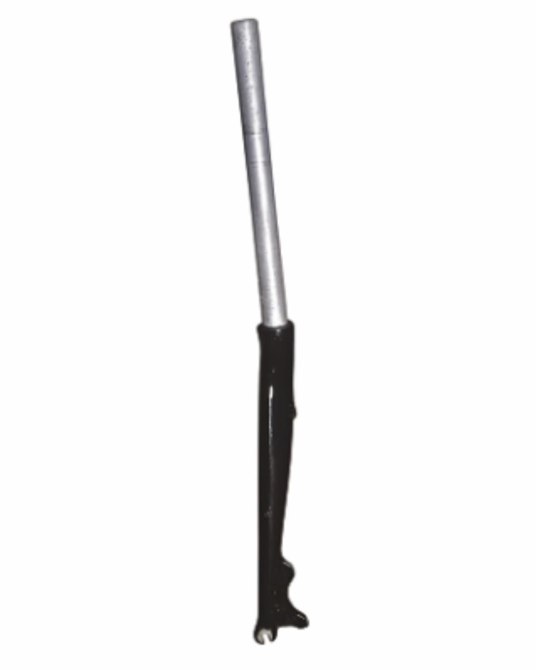 700C Alloy Bike Fork - Threadless Rigid Disc Brake Compatible 100mm QR - Gloss Black