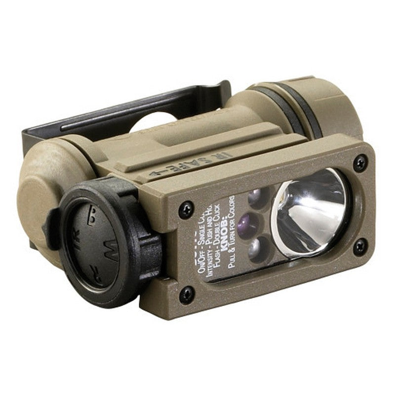 Military LED Flashlight Multi-Color IR Red Blue Compact Tactical Light