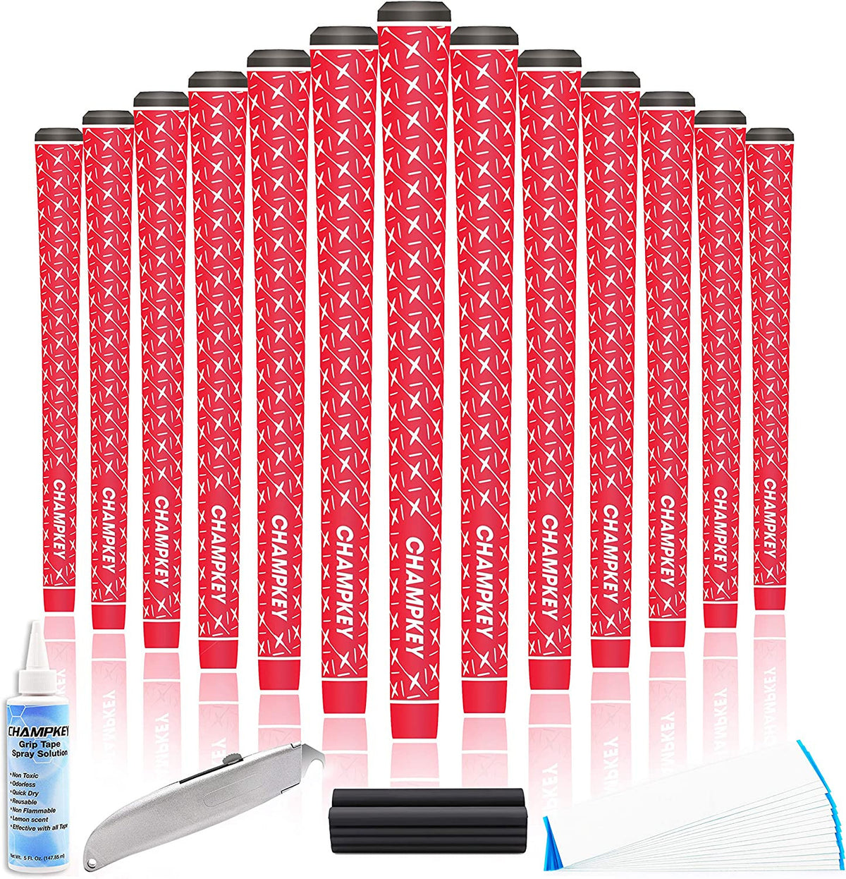 Golf Club Grips 13 Pack All Weather Rubber Performance Replacement