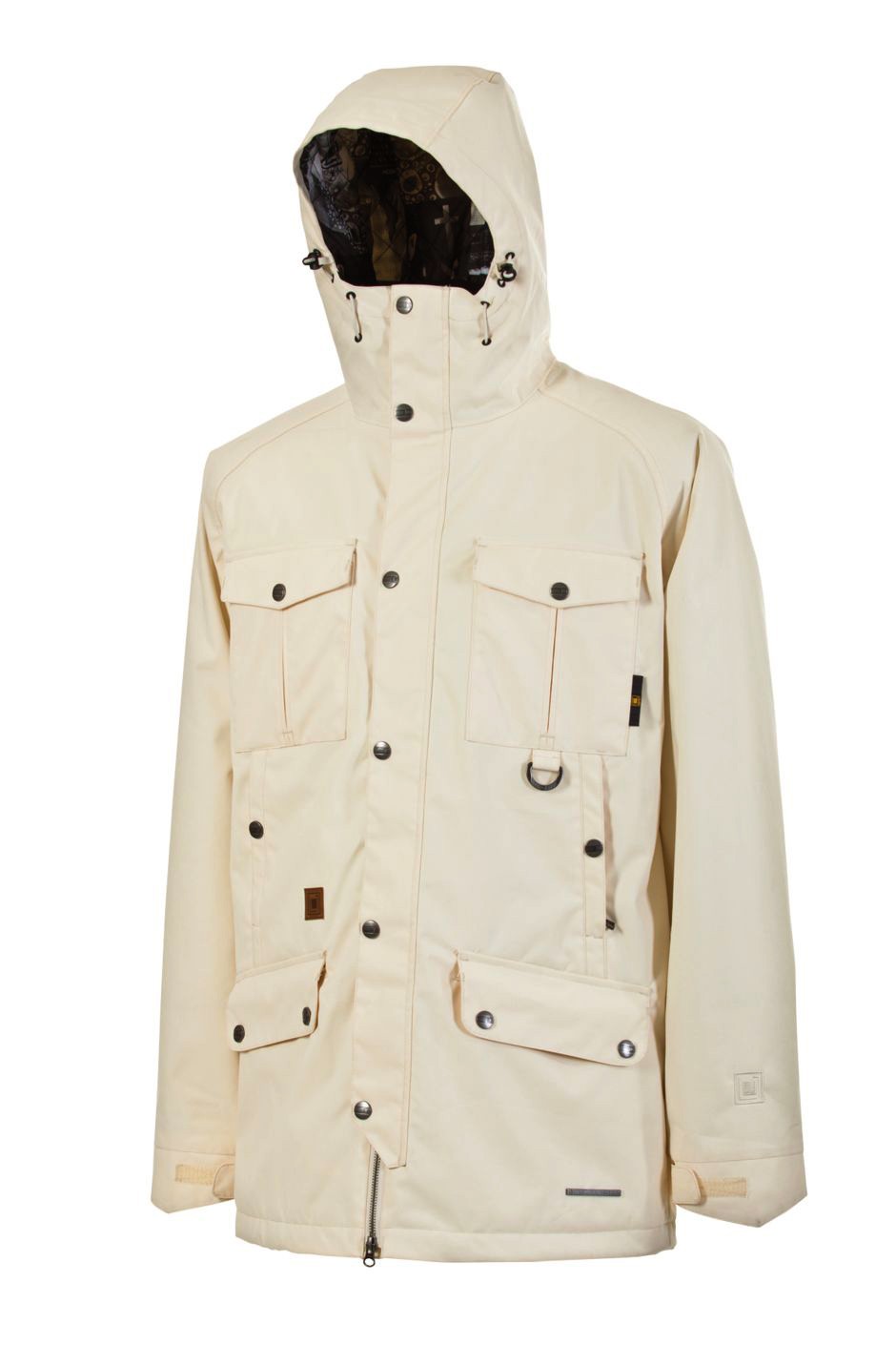 Insulated Snowboard Jacket for Men - Waterproof & Vintage Style Large