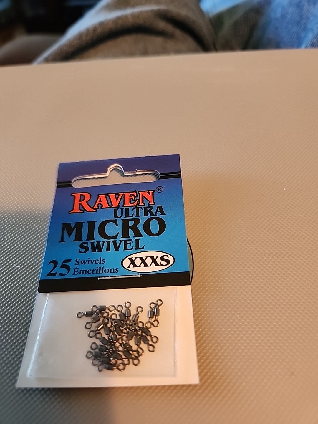 Raven Micro Swivels XXXS for Float Fishing - Pack of 25