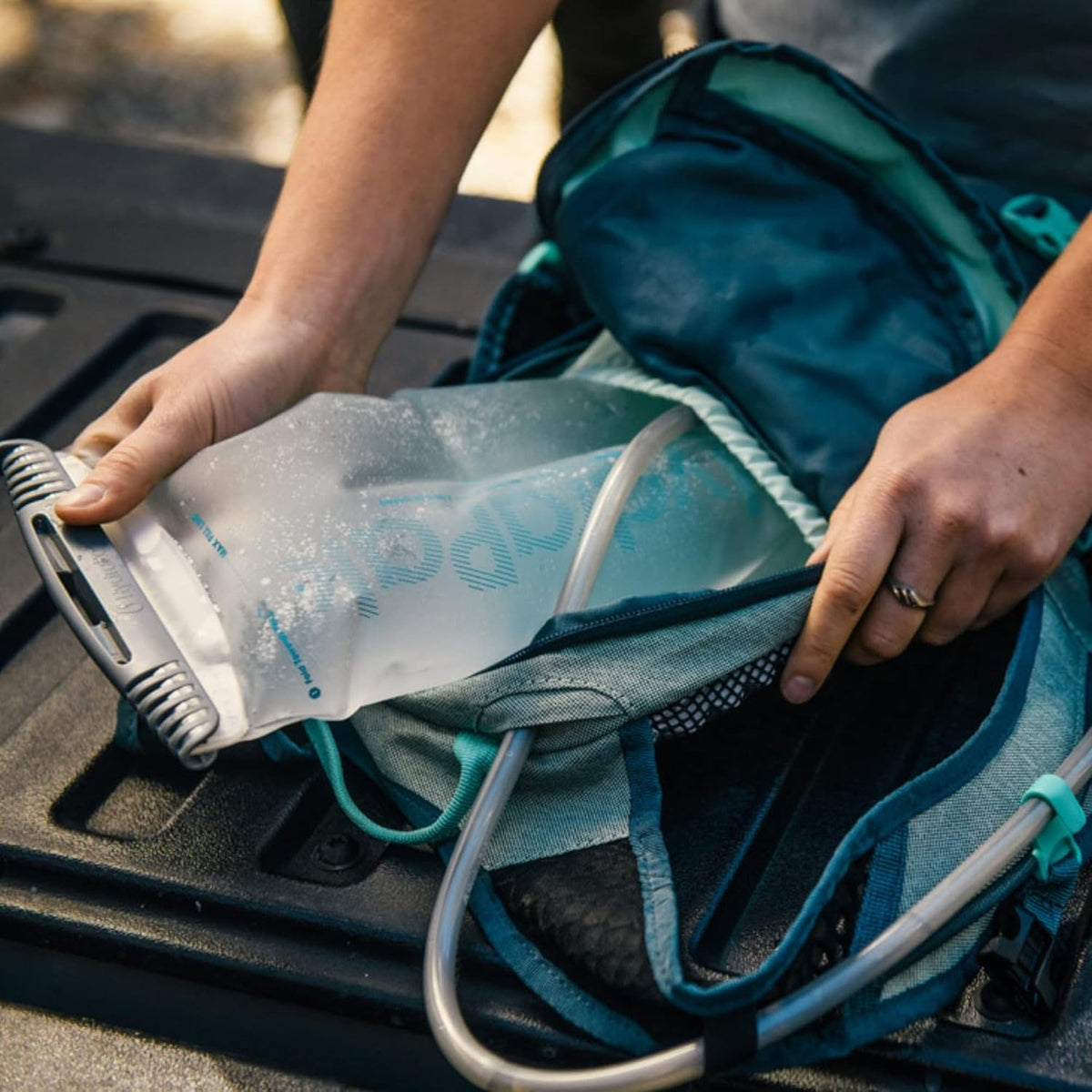 Hydrapak Shape-Shift 2L Hydration Reservoir with Reversible Design