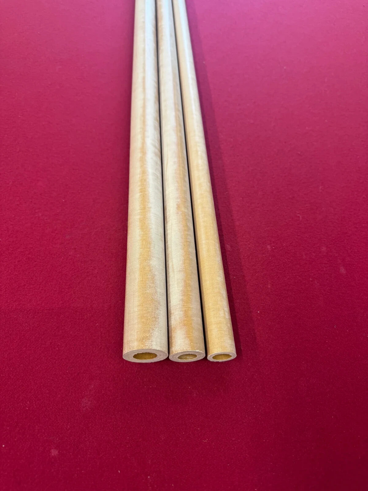 .905 in. w/ .625 in Hole Natural Brown Phenolic® Rod for Cue Building