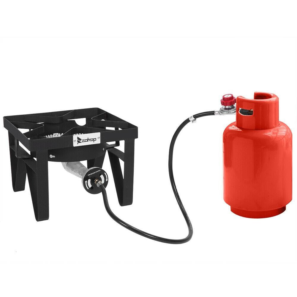 200,000 BTU Heavy Duty Propane Gas Burner for Outdoor Cooking Camping BBQ