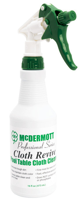 Pool Table Cloth Cleaner - McDermott Cloth Revive, Spray for Felt Deep Cleaning