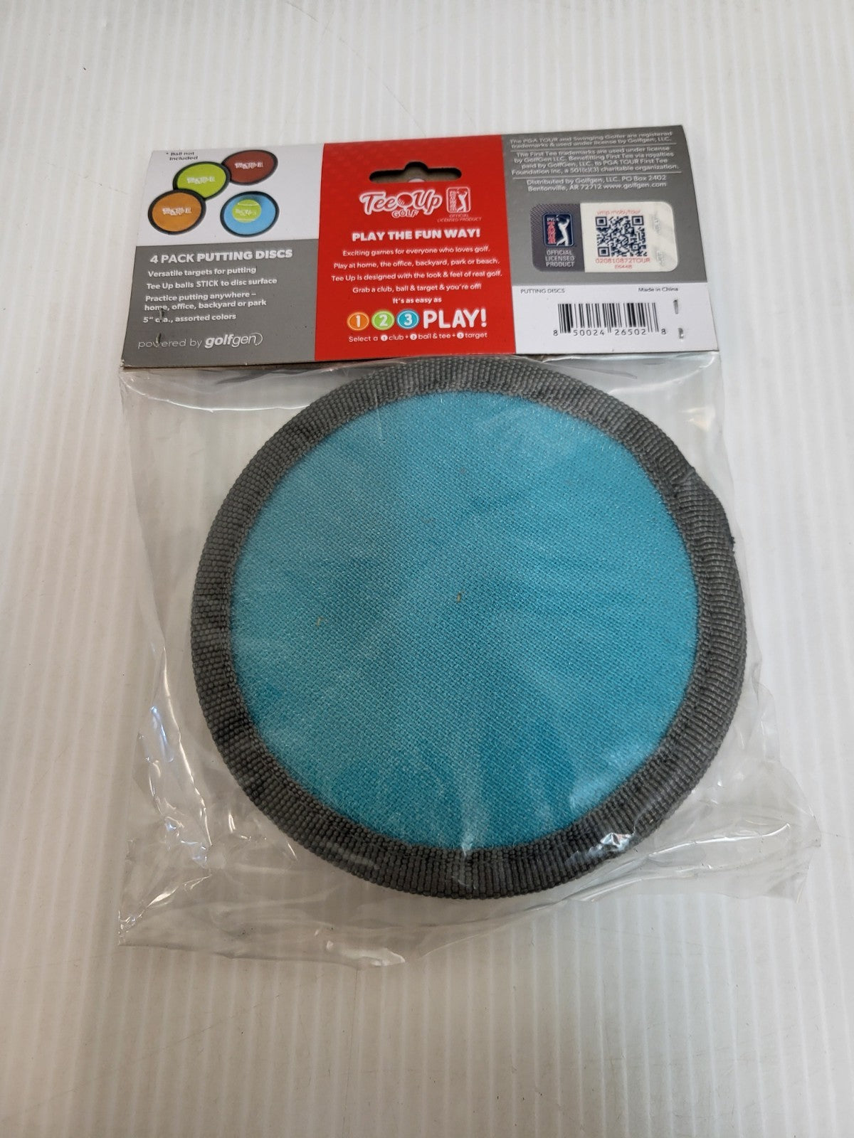 Golf Practice Discs Set of 4 - 5-Inch Multi-Color Putting Targets