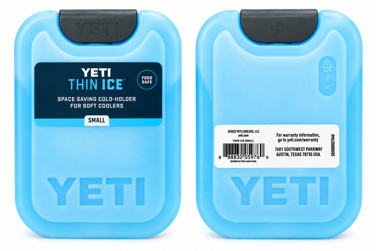YETI Thin Ice Reusable Freezer Pack for Coolers and Lunch Bags - Blue 5"