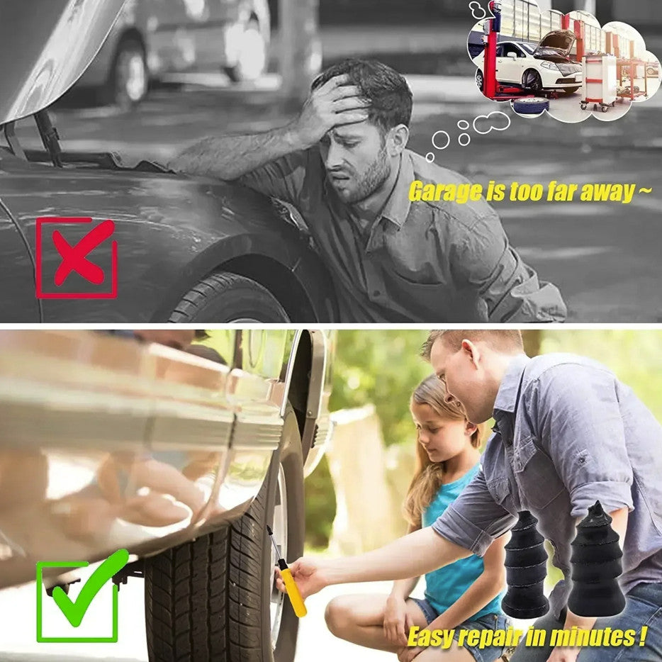 20Pcs Tire Repair Kit Car Motorcycle Puncture Fix Rubber Nails Set