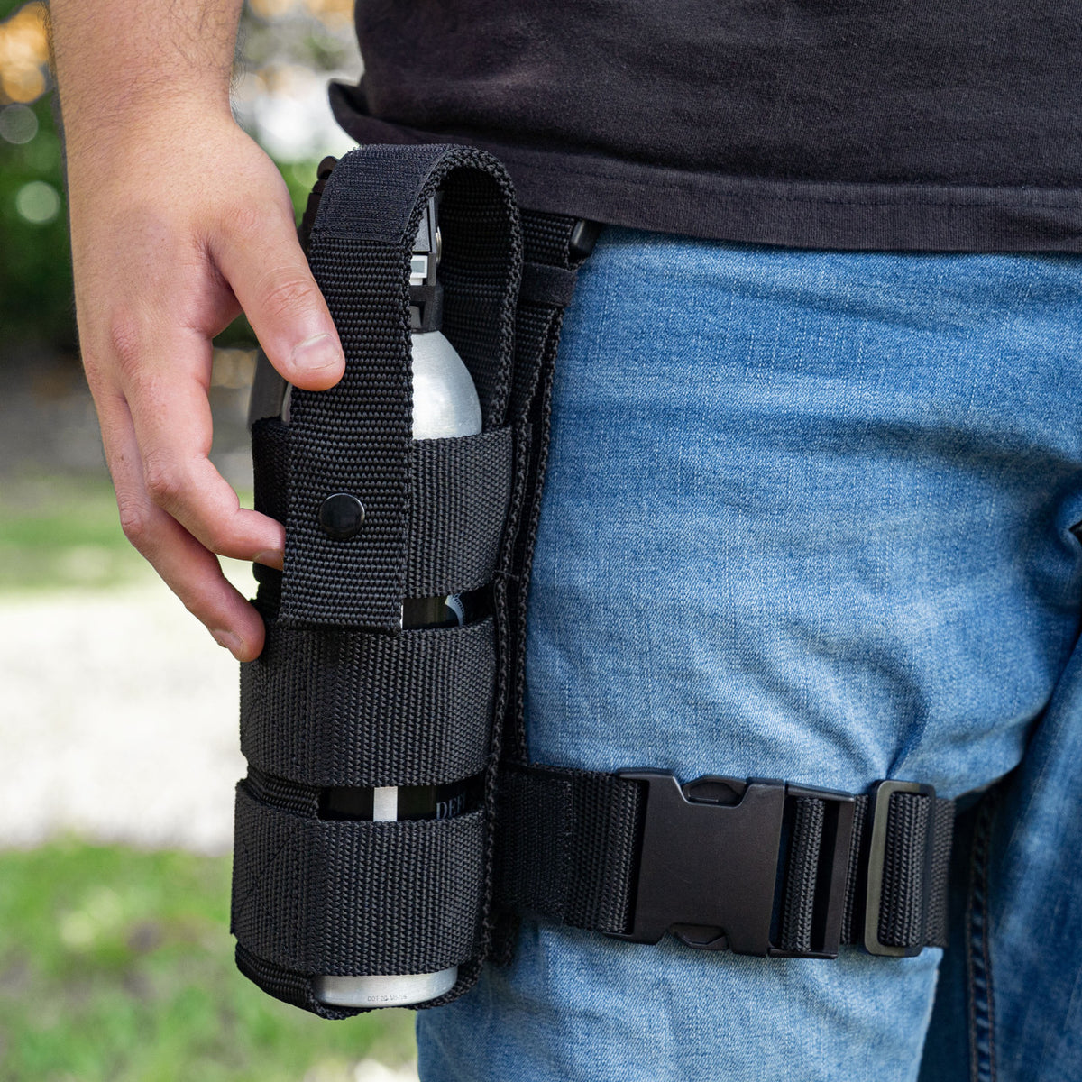 Drop Leg Holster for Tactical Gear - Heavy Duty Ballistic Nylon Adjustable Fit