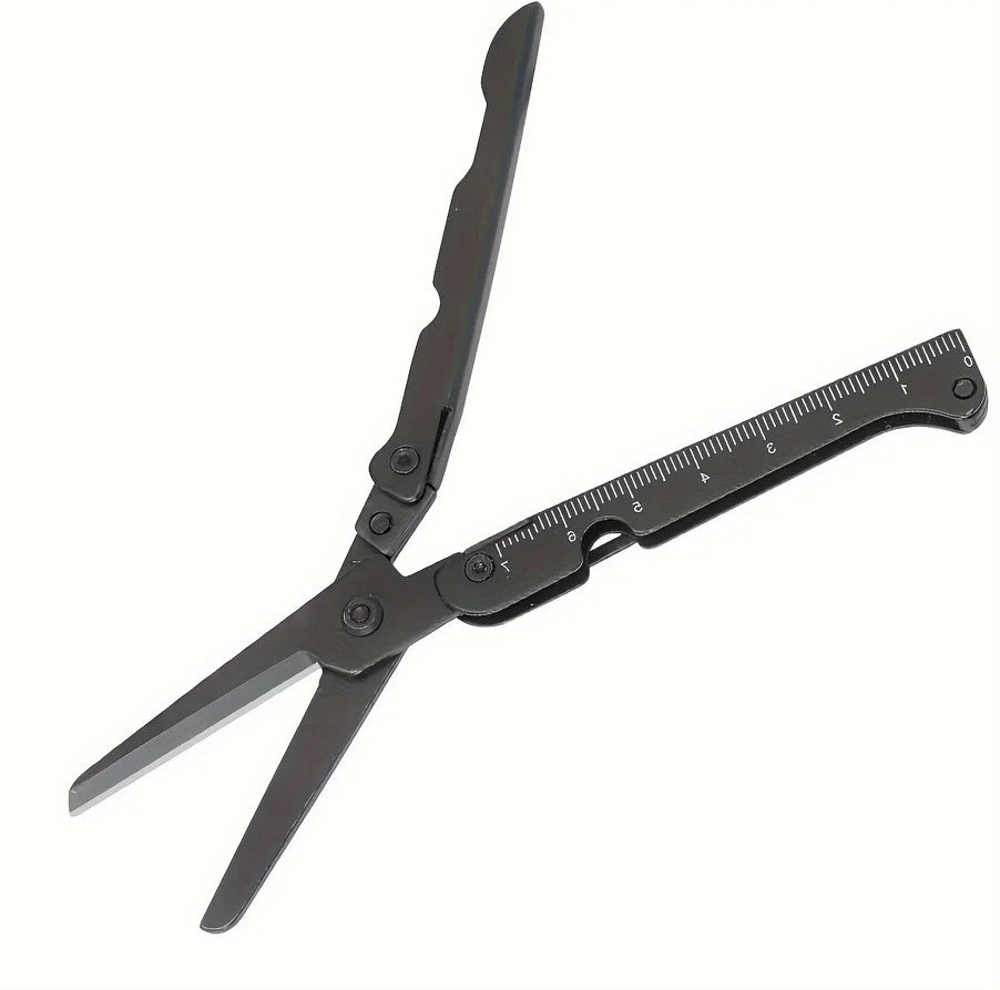 Folding Stainless Steel Outdoor Survival Scissors Multi-Function Camping Tool