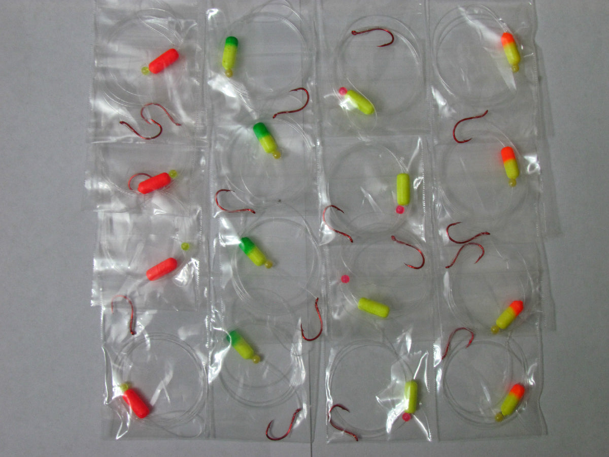 Fishing Rig Accessories - 16 Lindy Floater Rigs for Walleye, Pike & Bass