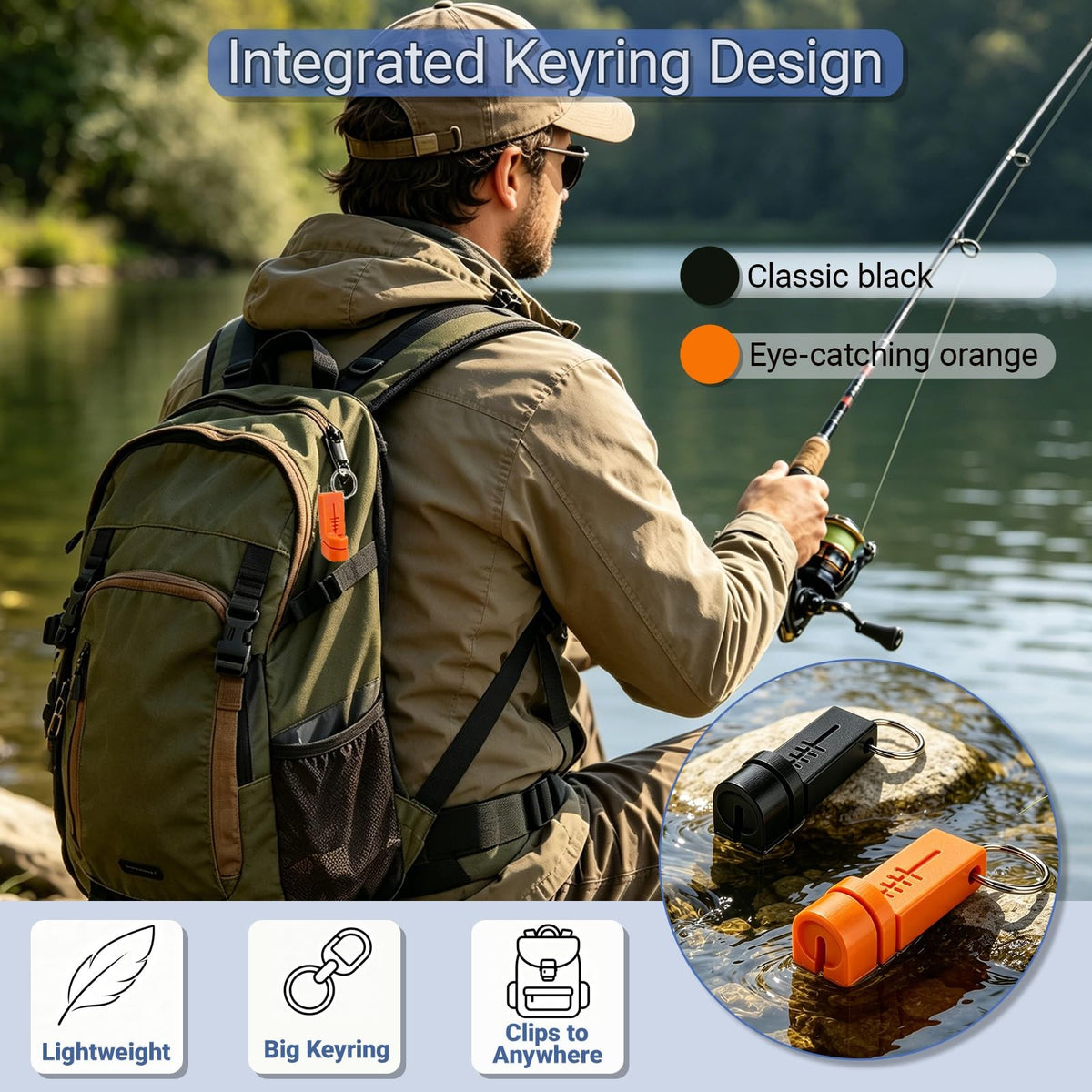 Magnetic Fishing Hook Threader Set for Fly & Ice Fishing - 2 Pack