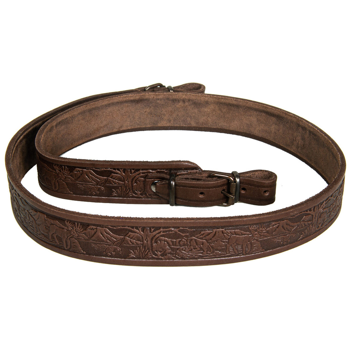 Tactical Rifle & Shotgun Sling Strap Leather Shoulder Belt - Hunting Accessory