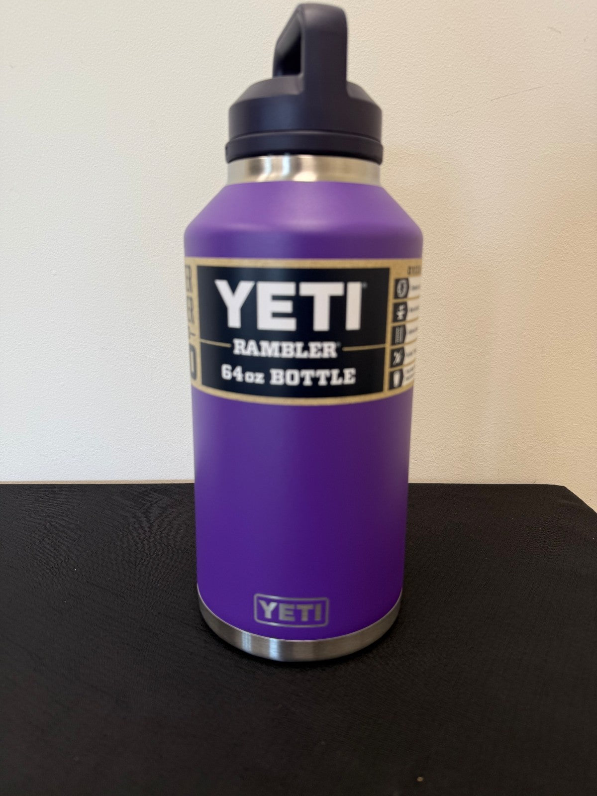 Yeti Rambler 64oz Water Bottle Purple with Chug Cap - Dishwasher Safe
