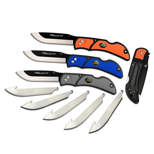 Outdoor Edge Razor-Lite 3.5-Inch Replaceable Blade Folding Knife - Orange