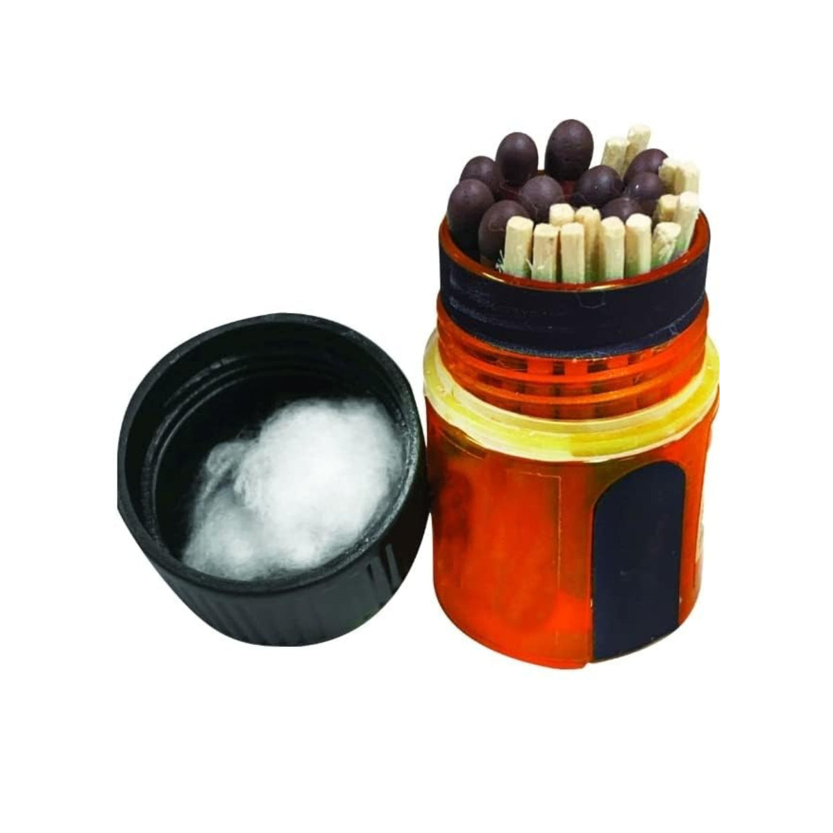 Weatherproof Camping Matches 25-Pack - Windproof & Waterproof Fire Starter