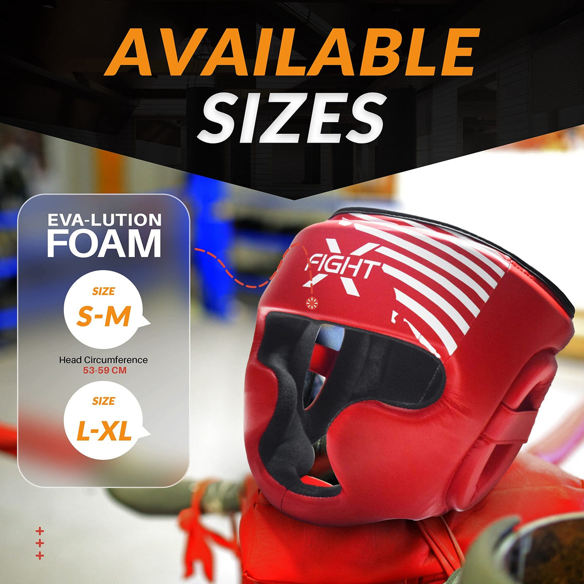 Boxing Headgear for Men & Women - PU Leather Unisex Training Head Guard