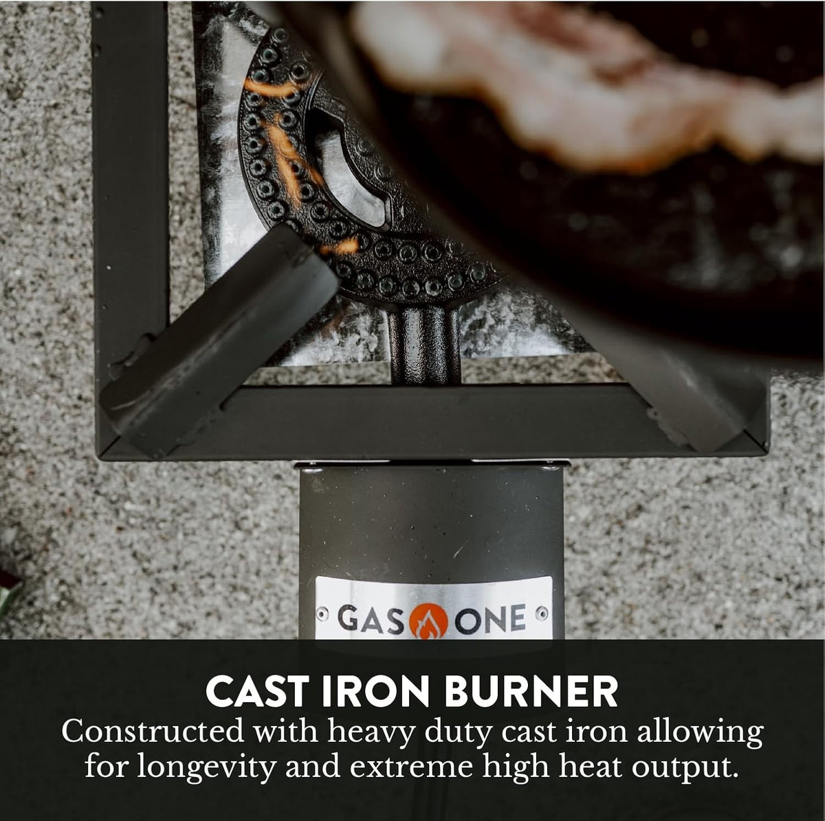 Portable Single Burner Propane Stove for Outdoor Cooking & Boils