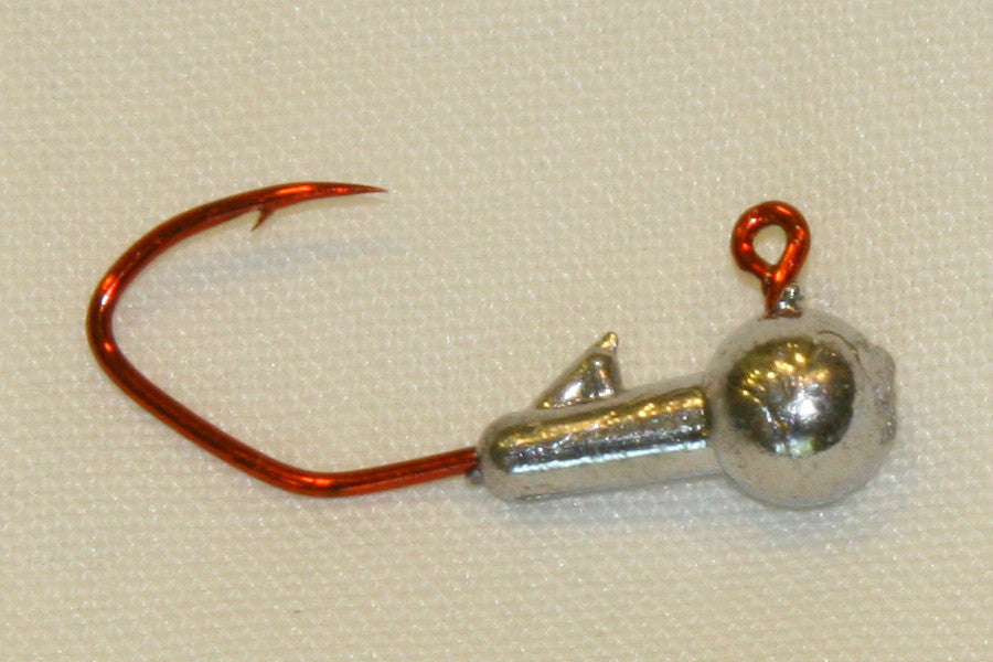 15 Pack 1/16 oz Fishing Jigs with Red Sickle Hooks for Crappie & Pan Fish