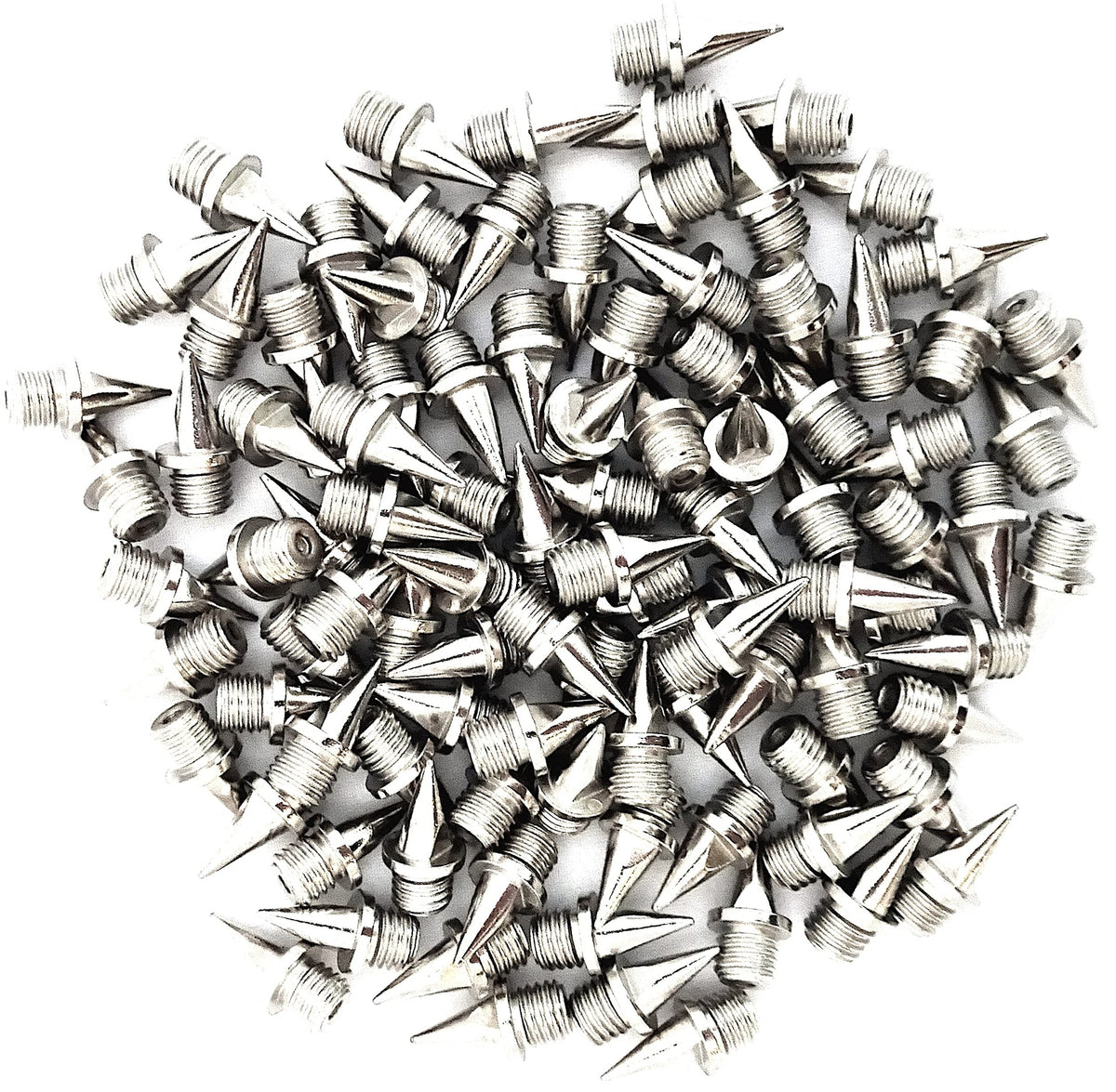 Stainless Steel Track and Cross Country Spikes 3/8 Inch 80 Pack Silver