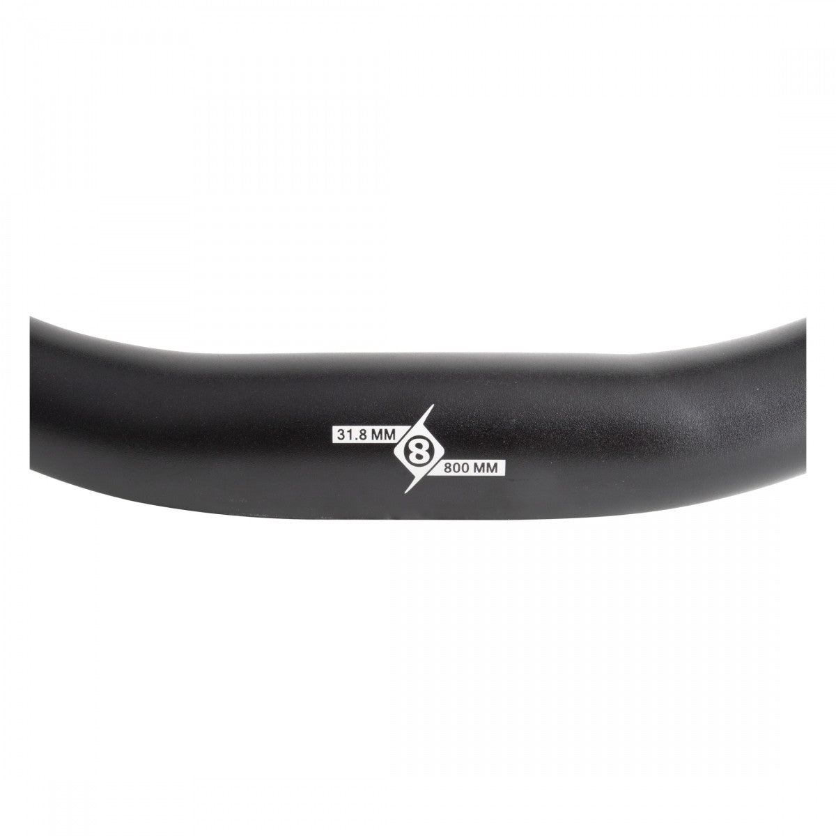 High-Rise MTB Handlebar 31.8mm AL6061 Riser Bar for Retro & Urban Bikes - Black 800mm