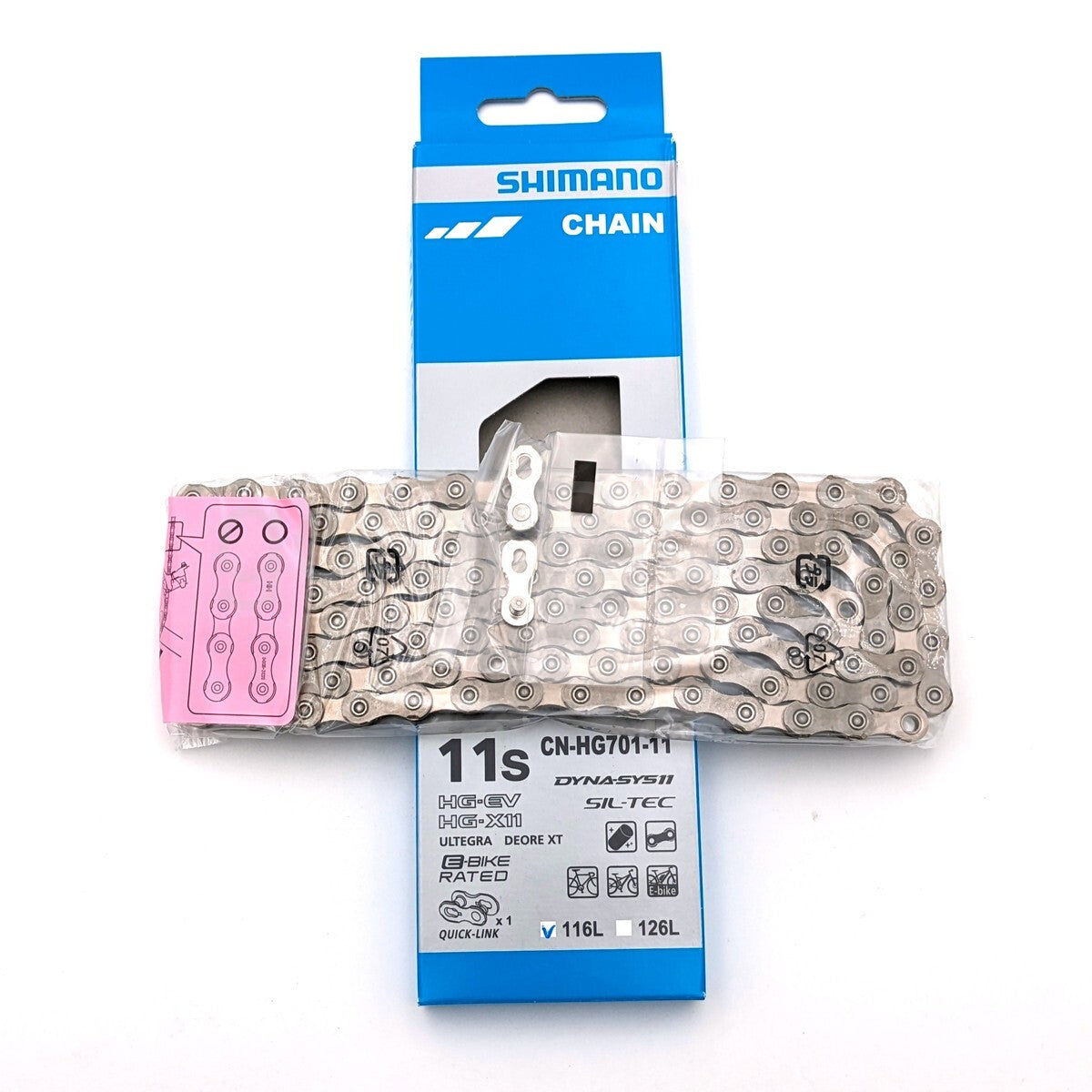 Shimano Ultegra / Deore XT 11-Speed Narrow Road MTB Bike Chain - 116L